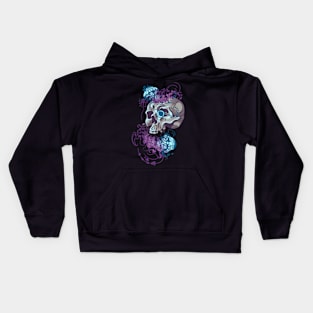 Jellyfish Skull with Monocle Kids Hoodie